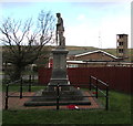 Side view of Seven Sisters War Memorial