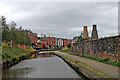 Caldon Canal south-east of Hanley in Stoke-on-Trent