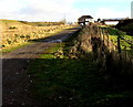 Side road access to a house in Pantyffordd