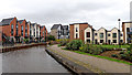 Canalside housing south-east of Hanley, Stoke-on-Trent