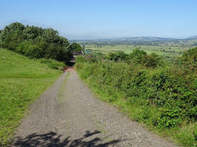 Track leading to Bar Hill