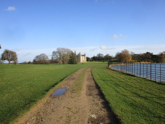 Track  by The Lake, Burghley Park