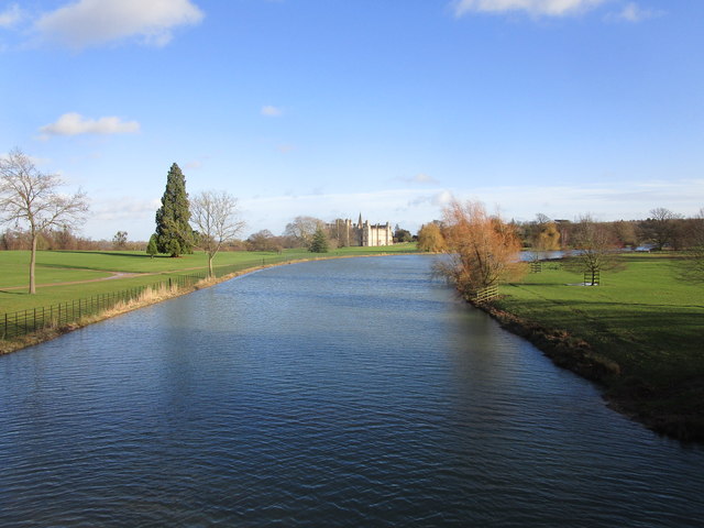 The Lake and Burghley House