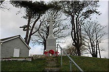 NX4736 : War Memorial, Isle of Whithorn by Billy McCrorie
