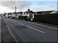 Hedges and houses, Dulais Road, Seven Sisters