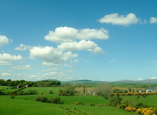 Dispersed Rural Settlement In A Drumlin Eric Jones Geograph Ireland