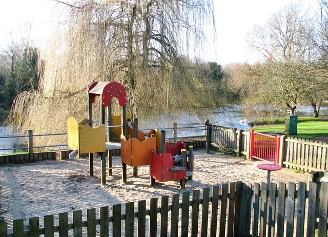 Small children's play area in Wensum Park