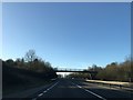 Bridge carrying track over A34