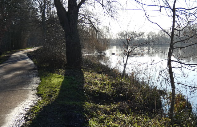 Path next to John Merricks' Lake