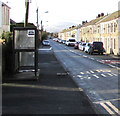 X8 bus stop and shelter, Mary Street, Seven Sisters