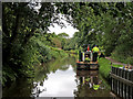 Canal maintenance north-east of Stoke-on-Trent