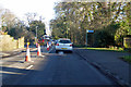 Road works on Cricklade Road, Highworth