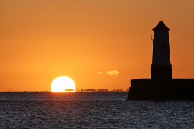 Sunrise at Berwick Lighthouse