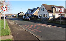 ST4788 : Start of the 30 zone, Margretts Way, Caldicot by Jaggery