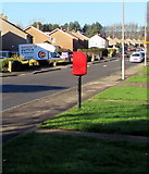 ST4788 : Queen Elizabeth II postbox, Sandy Lane, Caldicot by Jaggery