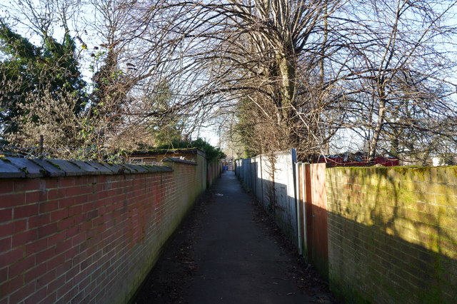 Drewry Lane footpath