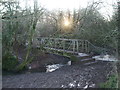 A bridge over the Siston Brook