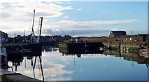 NY0336 : The harbour basin at Maryport by Gordon Brown