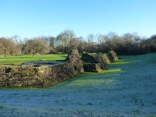 The remains of Weoley Castle
