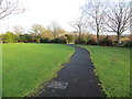 Part of the grounds of Durham Crematorium