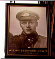 Allan Leonard Lewis VC name sign, Orchard Street, Neath