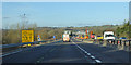 Northbound M23 roadworks