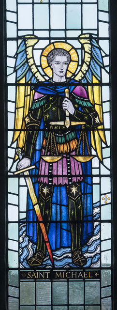 St Michael & All Angels, Broadway - Stained glass window