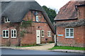 Brick houses on Brickworth Road, Whiteparish