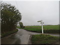 TL4824 : Road junction near Farnham by Malc McDonald