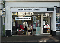 SX9265 : The Children's Society charity shop, 12, Fore Street, St. Marychurch by Roger A Smith
