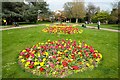 SJ4166 : Flowers in Grosvenor Park, Chester by Jeff Buck