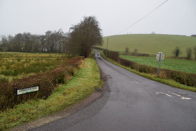 Corrashesk Road, Tattymoyle Middle © Kenneth Allen cc-by-sa/2.0 ...