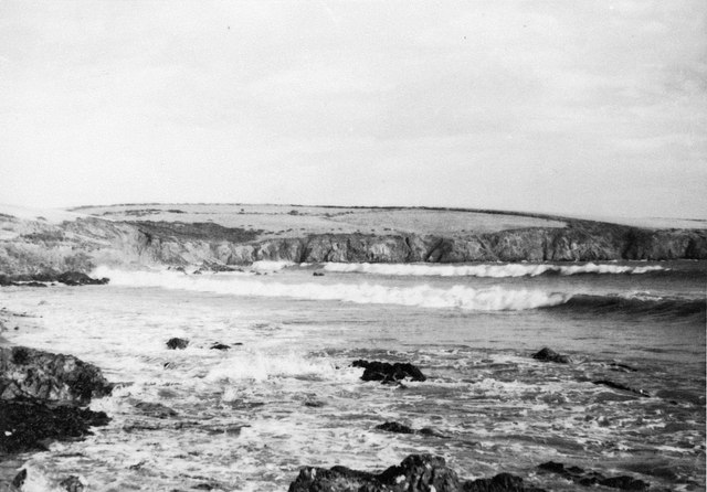 Mun Sands with surf, Sandy Haven, 1953 © David M Murray-Rust ...