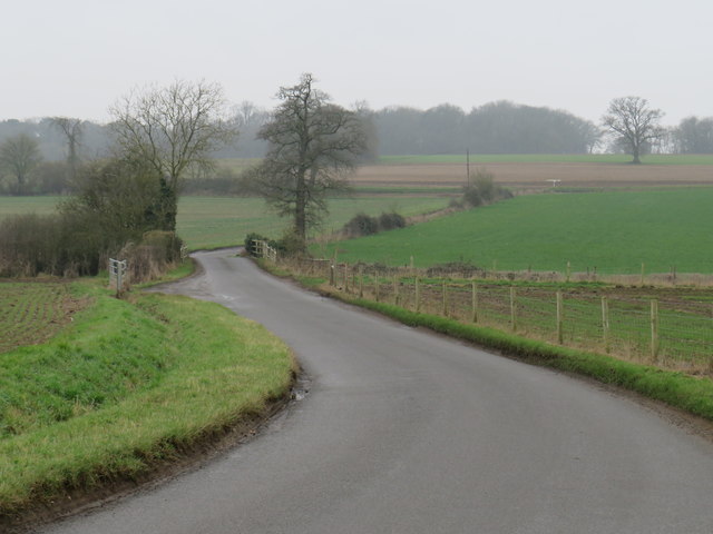 Minor road near Manuden