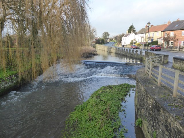 Weir on Bedale Beck
