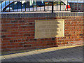 Plaque for Dovecote Villas, Dovecote Lane, Beeston