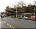 Extensive scaffolding, Bruton Way, Gloucester