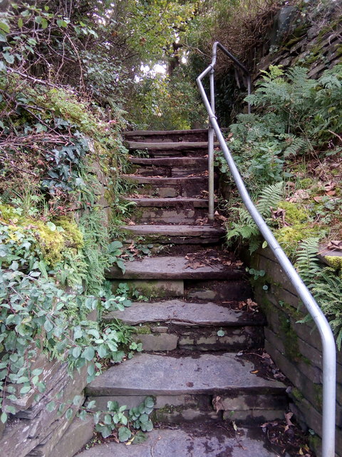 Stairs near Pont Twr, Bethesda