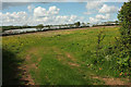 SX7647 : Fields near Flear Barn by Derek Harper
