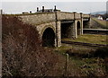 West side of a stone road bridge, Pensarn