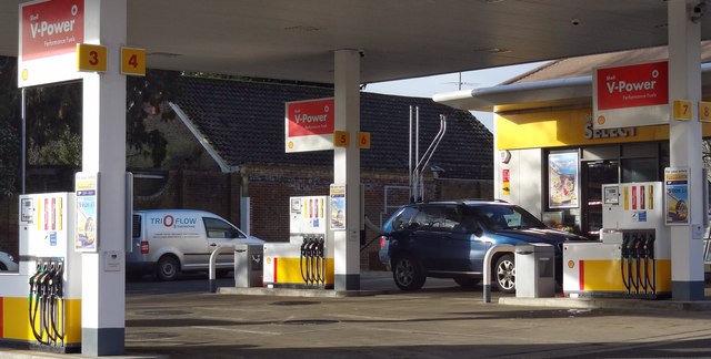 Shell petrol station - Henfield, Sussex