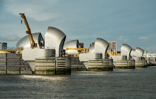 Woolwich : Thames Barrier © Jim Osley :: Geograph Britain and Ireland