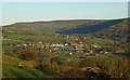 Grinton seen from Grinton Lodge Youth Hostel