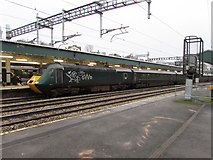 ST3088 : Y Cymro/The Welshman at platform 2, Newport station by Jaggery