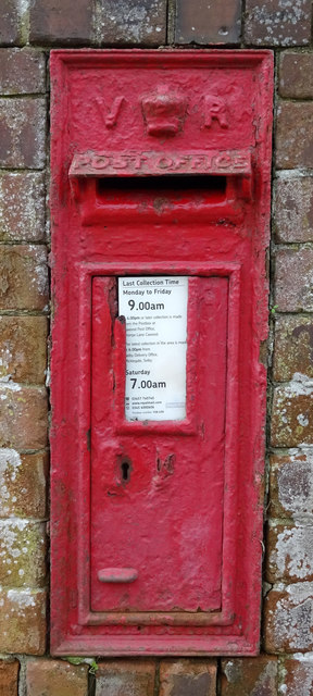 Victorian postbox on Wistowgate, Cawood