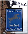 Sign for the Grey Horse, Kelfield