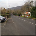 SO2814 : A40 Brecon Road away from Abergavenny by Jaggery