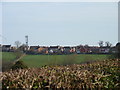 Transmitter mast at Stoke Heath from Grafton Lane