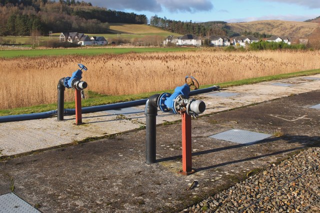 Reed bed sewage system, Cardrona (2)
