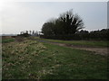 Former course of the A153 at Honington